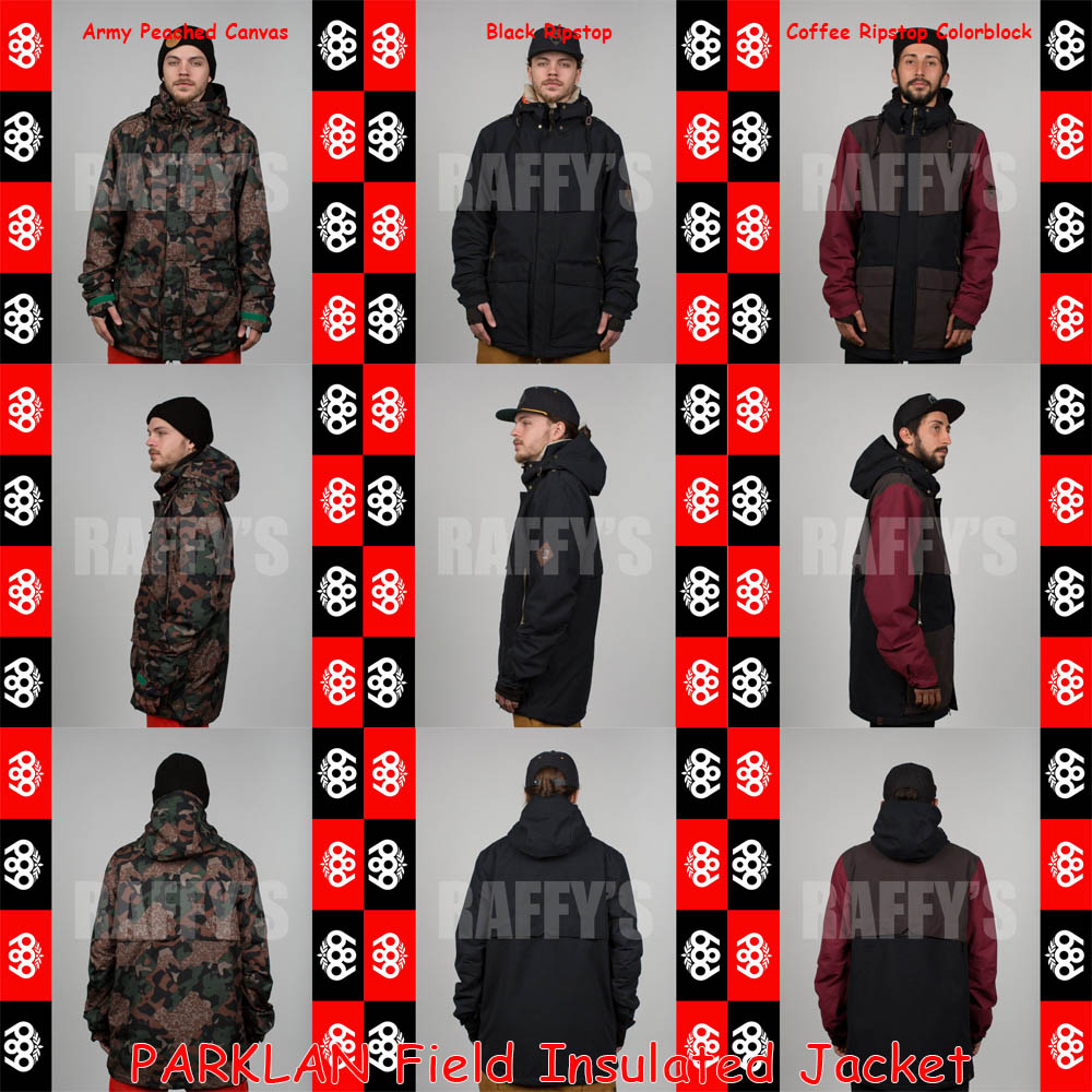 15-16 686 スノーボード メンズ ウェア PARKLAN Field Insulated Jacket ジャケット/686/15-16/ウエア/2016