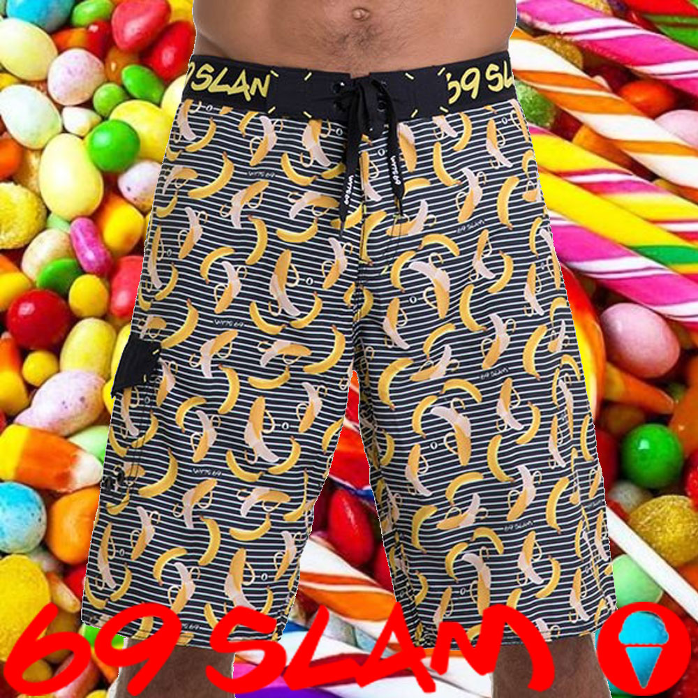 69SLAM ロックッスラム メンズ サーフパンツ BANANA ボードショーツ 水着