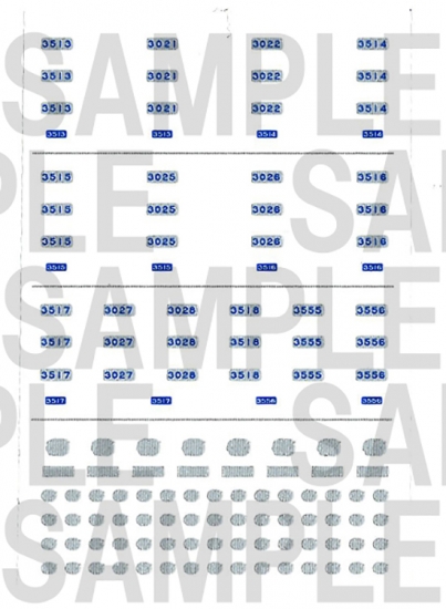 レールクラフト阿波座 南海3000系 車番(鉄コレ)[RCA-IN38]