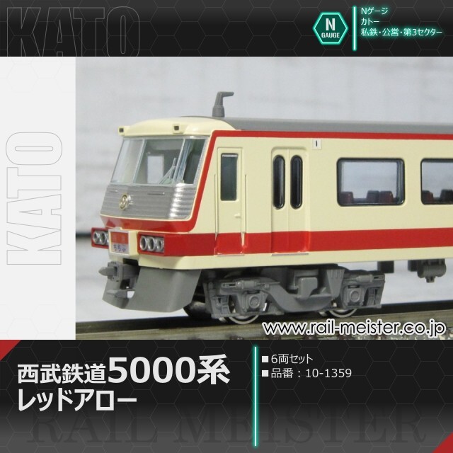  - Nゲージ　レッドアロー 5000系 410＞西武5000系 レッドアロー 6両編成セット｜エコノミーキット