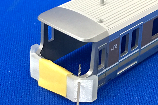 レールクラフト阿波座 223系前面転落防止幌パーツ(先頭用)[RCA-3DP23