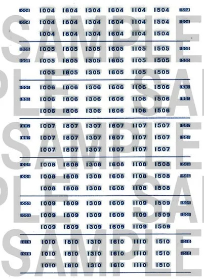 レールクラフト阿波座 南海1000系 車番【2】(鉄コレ・幅広車6連用)[RCA-IN106]