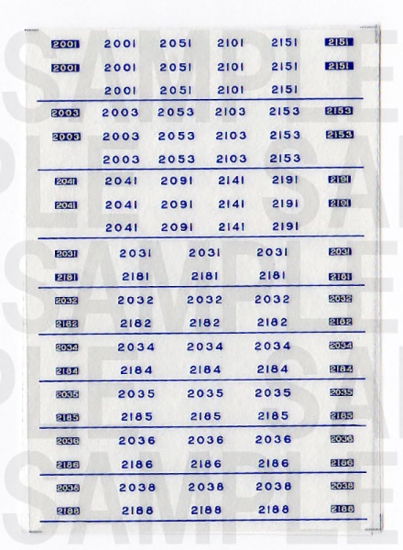 レールクラフト阿波座 南海2000系 車番【1】(MA・新塗装用)[RCA-IN21]