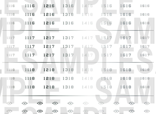 レールクラフト阿波座 神戸市交通局1000形車番インレタ【1】(5次車用)[RCA-IN64]