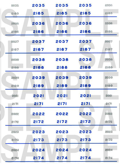 レールクラフト阿波座 南海2000系 車番【4】(鉄コレ後期車2連・新塗装用)[RCA-IN70]