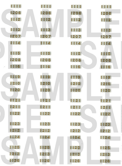 レールクラフト阿波座 神鉄1100系車番[RCA-IN77]