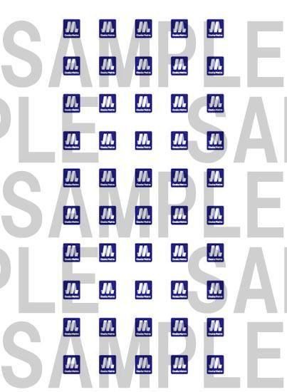 レールクラフト阿波座 Osaka Metro シンボルマークインレタ[RCA-IN95]