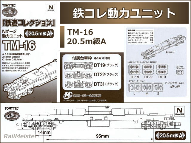 トミーテック 鉄道コレクション 動力ユニット 20.5m級A[TM-16]