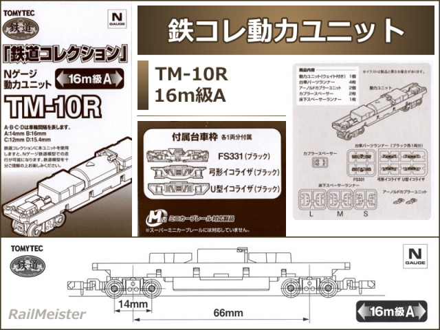 トミーテック 鉄道コレクション 動力ユニット 16m級A[TM-10R]