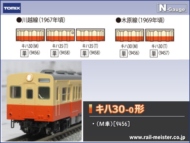 トミックス 国鉄キハ35系キハ30-0形(M車)[9456]【鉄道模型専門店  