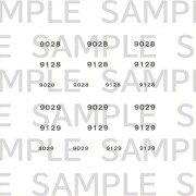レールクラフト阿波座 近鉄「9028F・9029F」用車番(RCA-D12用、ピエロザサーカス)[RCA-IN05]