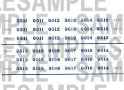 レールクラフト阿波座 南海9000系 車番【2】(鉄コレ・現行色6連用)[RCA-IN104]