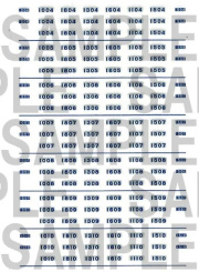 レールクラフト阿波座 南海1000系 車番【2】(鉄コレ・幅広車6連用)[RCA-IN106]
