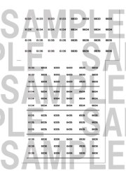 レールクラフト阿波座 神戸市交通局6000形車番インレタ【2】(6133F～6136F)[RCA-IN108]
