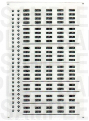 レールクラフト阿波座 南海6100系 車番インレタ【1】(MA・旧塗装用)[RCA-IN11]