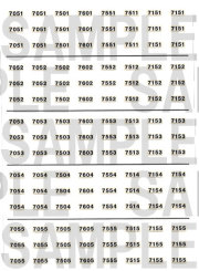 レールクラフト阿波座 北神急行7000系車番(鉄コレ用)[RCA-IN83]