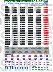 レールクラフト阿波座 北神急行7000系ステッカー【1】(鉄コレ用・幕)[RCA-S51]