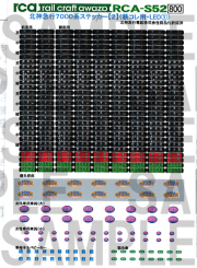 レールクラフト阿波座 北神急行7000系ステッカー【2】(鉄コレ用・LED)[RCA-S52]
