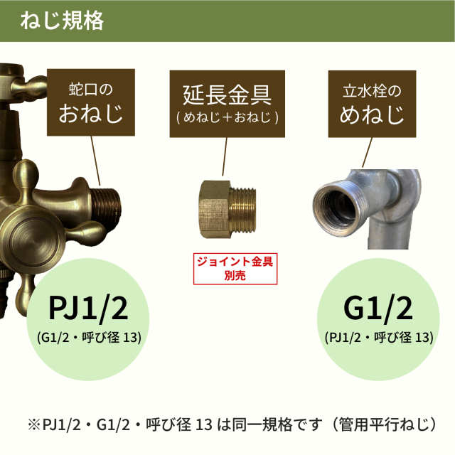 2口蛇口 アンティーク風