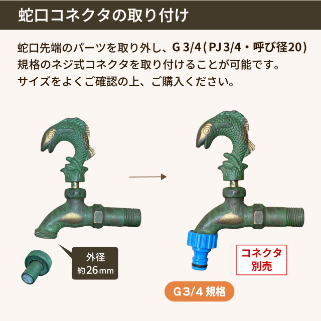 アニマル蛇口