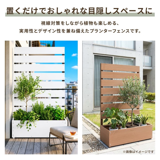 フェンスプランター付説明
