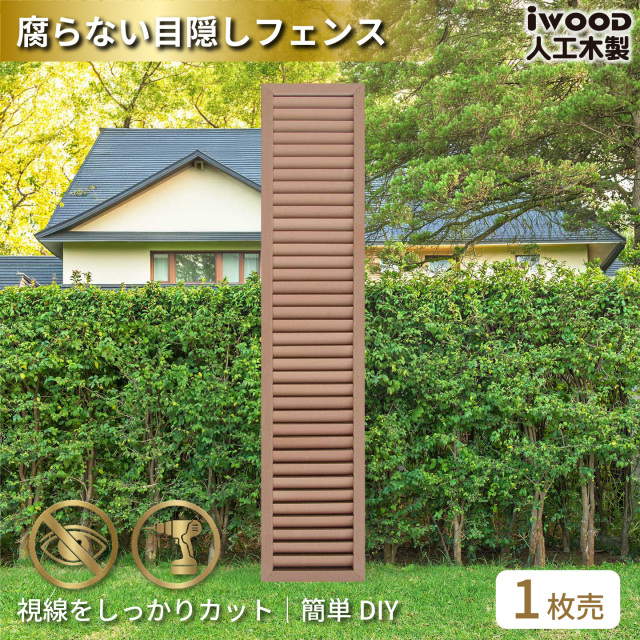 ルーバーラティス　人工木製　H175cm×W30cm　[1枚]　ナチュラル　1753N　アイウッドルーバーラティス　R1753N