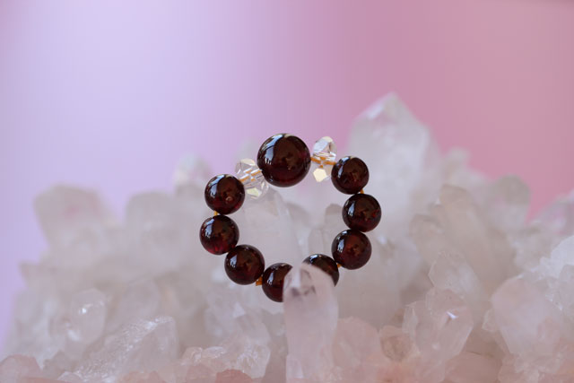 Anela Ring ざくろ石ガーネット
