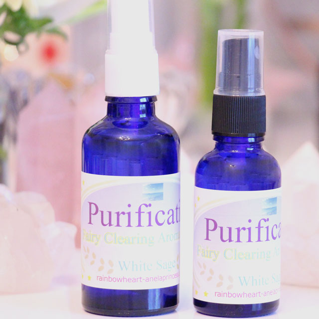 妖精の浄化クリアリングホワイトセージスプレー５０ｍｌ、３０ｍｌ（Fairy Clearing White Sage Spray)