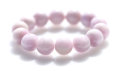 クンツァイトミルキーバイオレット色パワーストーンブレスレット☆マリア様の石・無条件の愛