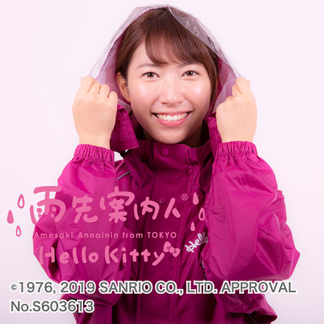 ​雨先案内人サイクルレインコート シルバーホワイト｜雨の