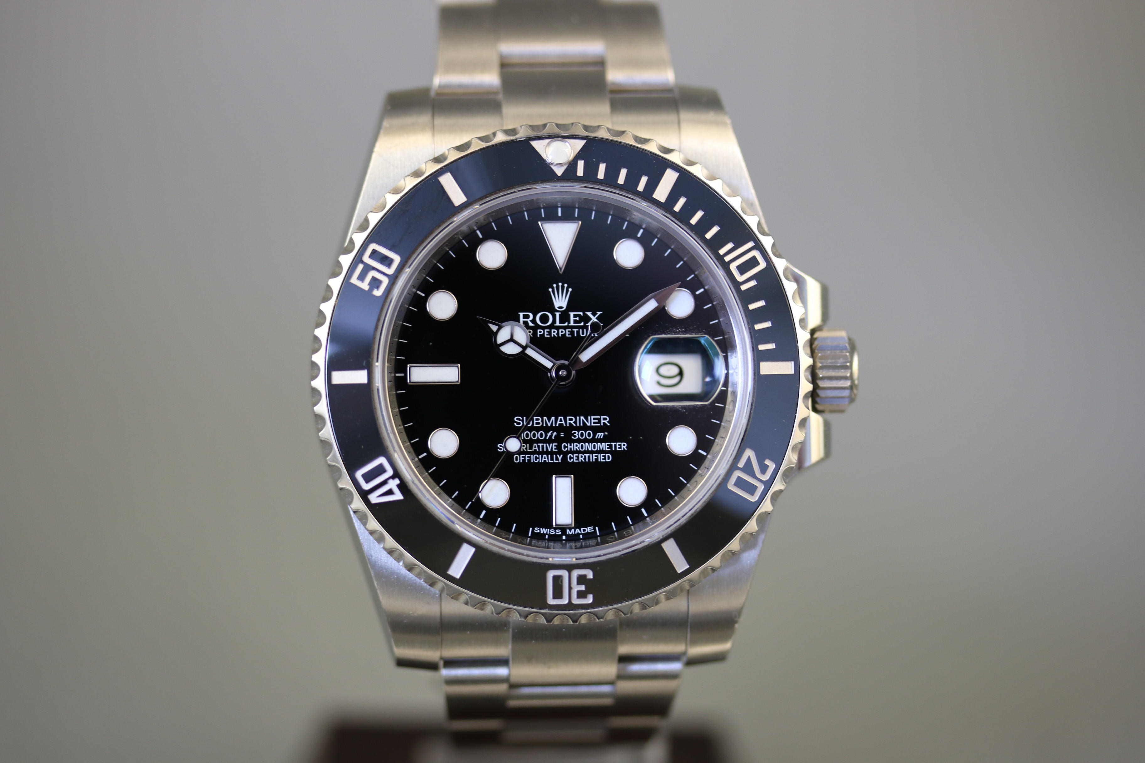 サブマリーナデイト 116610LN ランダム番 SOLD Raising time