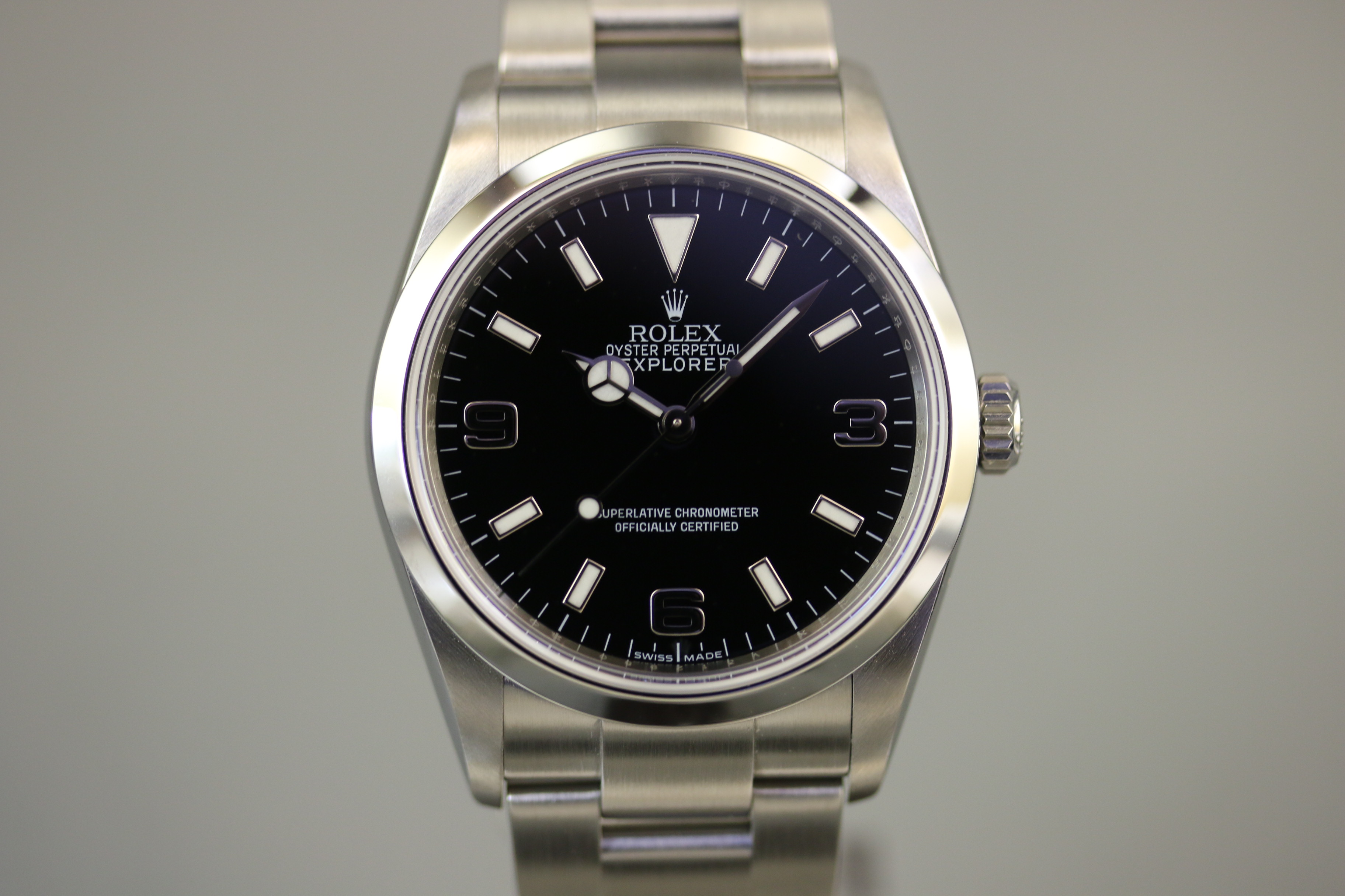 114270 ブラック ROLEX（ロレックス）エクスプローラーI 中古