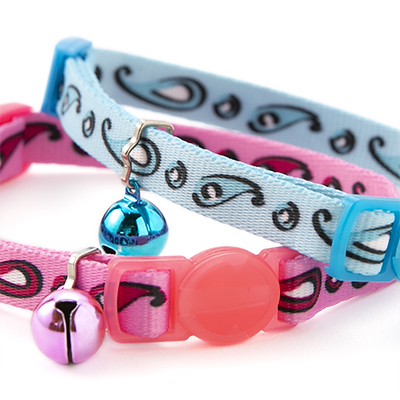 ラロック アミコ ペイズリー猫カラー 猫用首輪