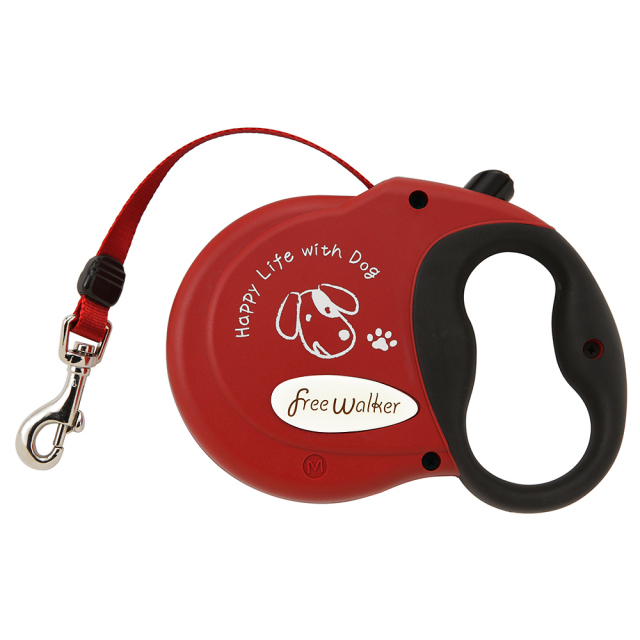 ラロック フリーウォーカー 伸縮リード Sサイズ 5m 小型犬用リード