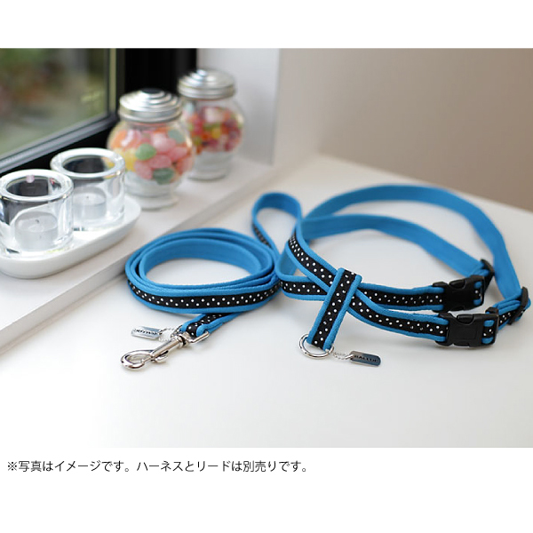 【メール便のみ送料無料】ラロック アミット ドットソフト ツービーハーネス Mサイズ 中型犬用ハーネス (メール便可 ギフト包装可)