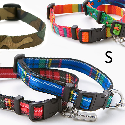 犬 首輪 ラロック ソフトタッチカラー Sサイズ 小型犬用首輪