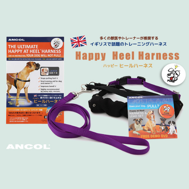 引っ張り防止】 ラロック ハッピーヒールハーネス リード＆DVD付き