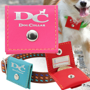 ラロック 犬用鑑札入れ迷子札 反射ロゴ付きカラーポーチ