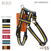 アウトレット【返品交換不可】【メール便のみ送料無料】ラロック MBD スリーディ ハーネス SSサイズ 超小型犬用ハーネス (メール便可)