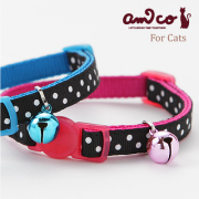 ラロック アミコ 猫の首輪 BWドット猫カラー