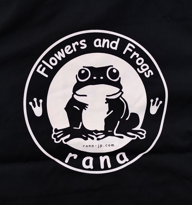 花とカエル雑貨【rana】LOGO コーチジャケット