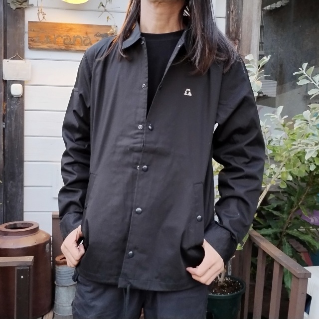 花とカエル雑貨【rana】LOGO コーチジャケット