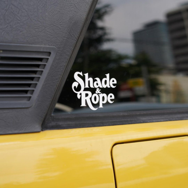 Shade&Rope カッティングステッカー