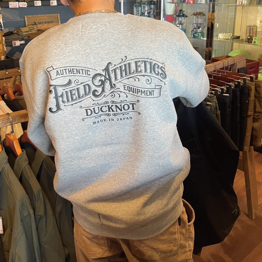 FIELD ATHLETICS 裏起毛 スウェット 2025 DUCKNOT トレーナー