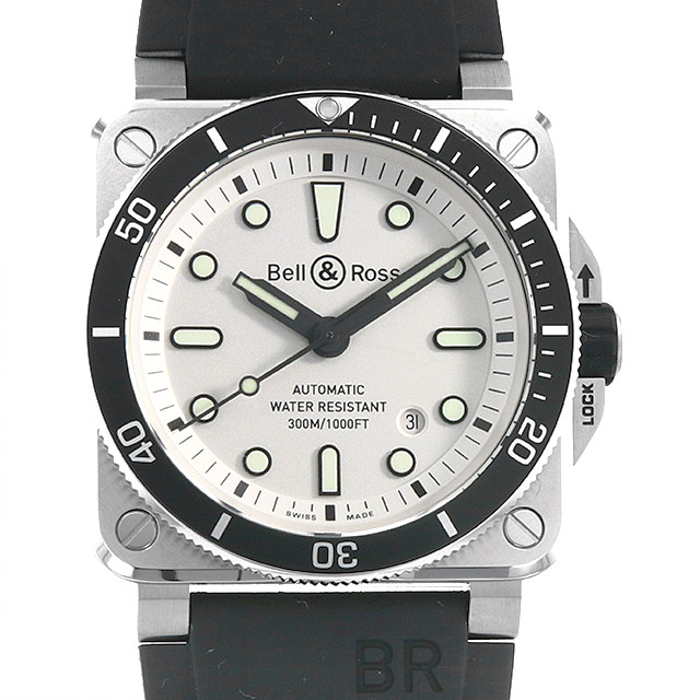 BR 03-92 DIVER WHITE BR0392-D-WH-ST/SRB 