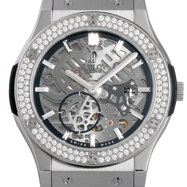 クラシックフュージョン クラシコ ウルトラシン チタニウム ダイヤモンド 515.NX.0170.LR.1104 メイン画像