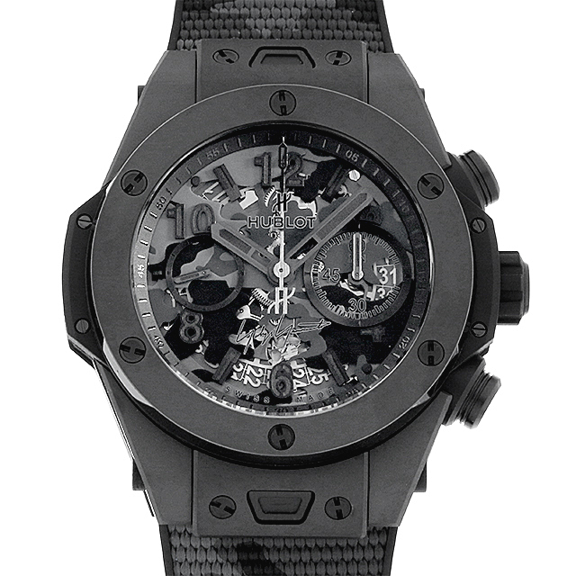 ビッグバン オールブラック カモ ヨウジヤマモト 日本限定100本 411.CI.0110.RX.YOY20 メイン画像