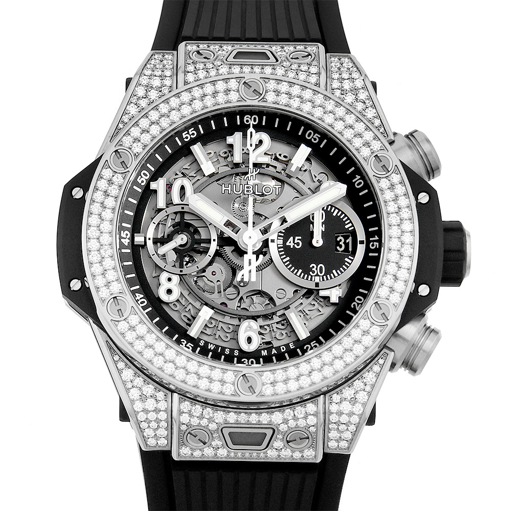 ビックバン ウニコ チタニウム パヴェダイヤモンド 421.NX.1170.RX.1704 メイン画像