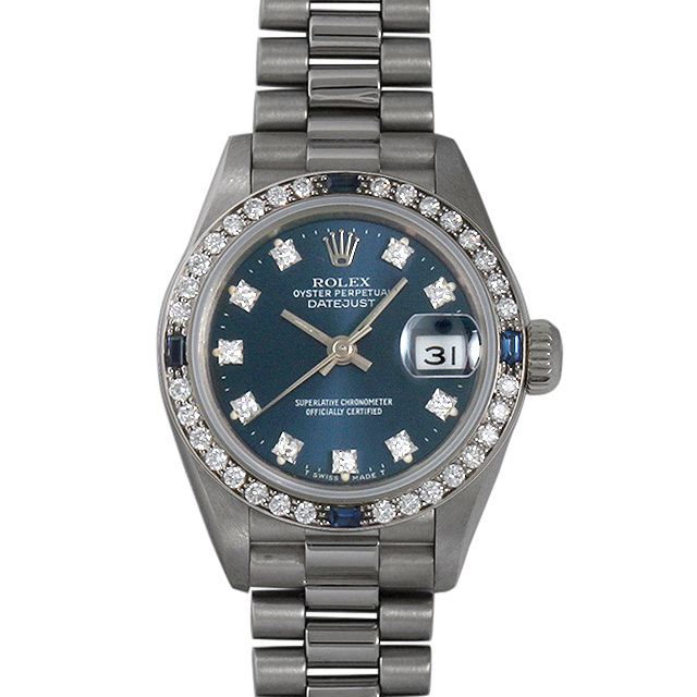 デイトジャスト ベゼルダイヤ＆サファイア 69089G メイン画像