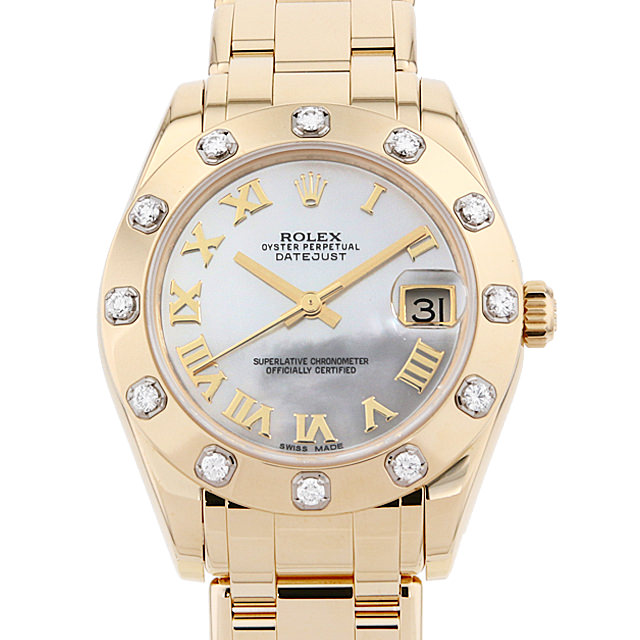 デイトジャスト パールマスター ベゼル12Pダイヤ 81318NR メイン画像